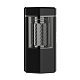 Xikar-Meridian-XI-600BKGM-triple-soft-flame-lighter-black-and-gunmetal-5